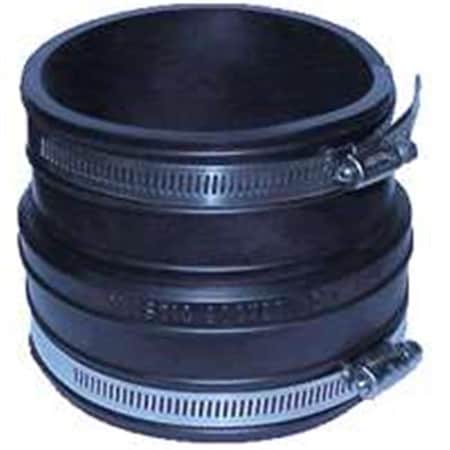 Fernco Fernco;. 1059-44 Socket To Plst Pipe Coupling 4 In. 7216054